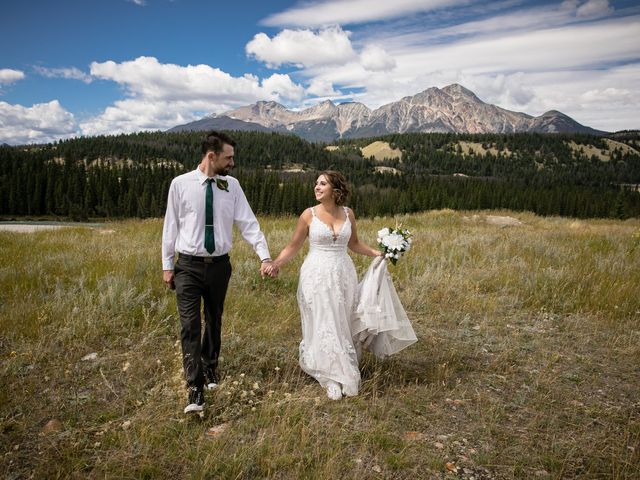 Justin and Angeline&apos;s wedding in Jasper, Alberta 14