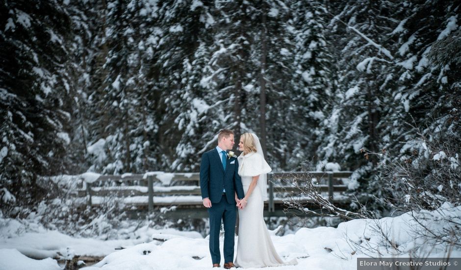 Michael and Joanna's wedding in Field, British Columbia