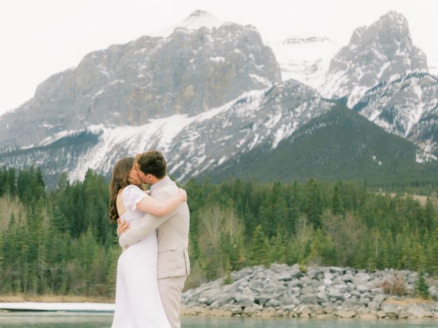 Andy and Natalie&apos;s wedding in Canmore, Alberta 6