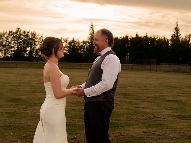 Mark and Nancy&apos;s wedding in Bentley, Alberta 5