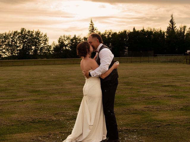 Mark and Nancy&apos;s wedding in Bentley, Alberta 1