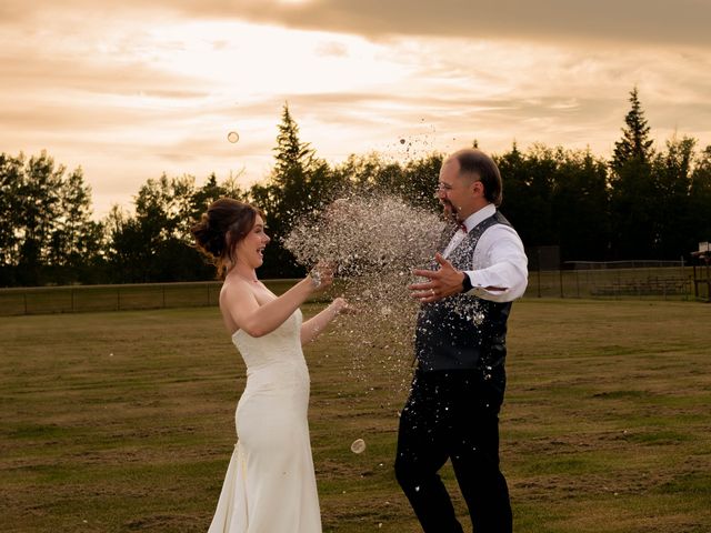 Mark and Nancy&apos;s wedding in Bentley, Alberta 8