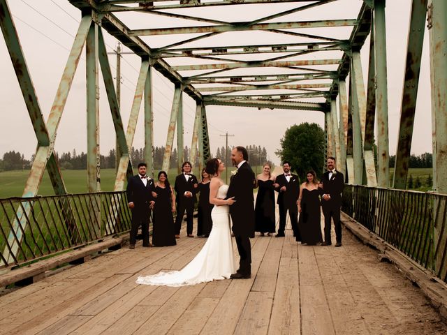 Mark and Nancy&apos;s wedding in Bentley, Alberta 20