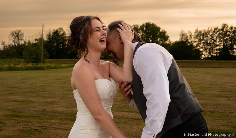 Mark and Nancy's wedding in Bentley, Alberta