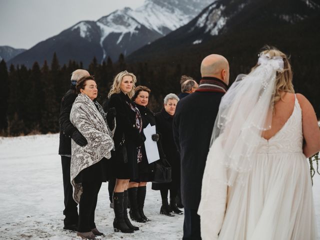 Hilary and Brad&apos;s wedding in Canmore, Alberta 43