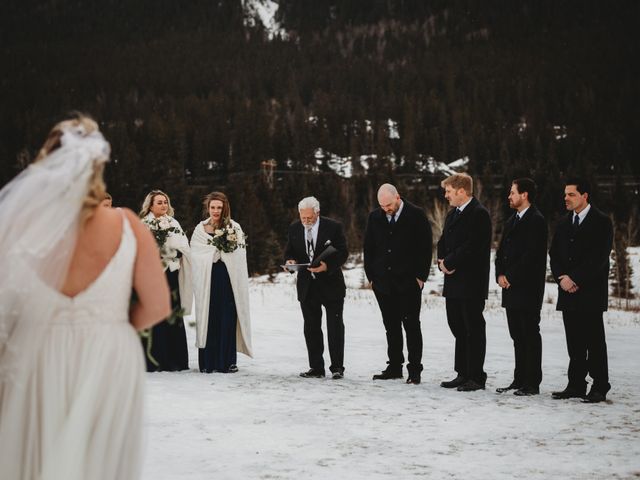 Hilary and Brad&apos;s wedding in Canmore, Alberta 44