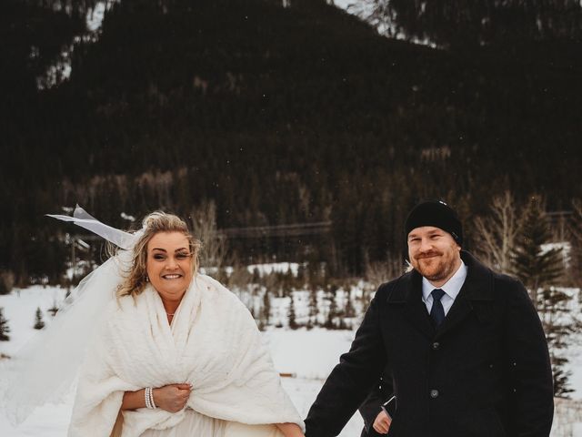 Hilary and Brad&apos;s wedding in Canmore, Alberta 79