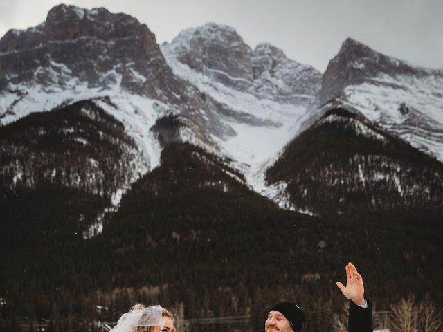 Hilary and Brad&apos;s wedding in Canmore, Alberta 80