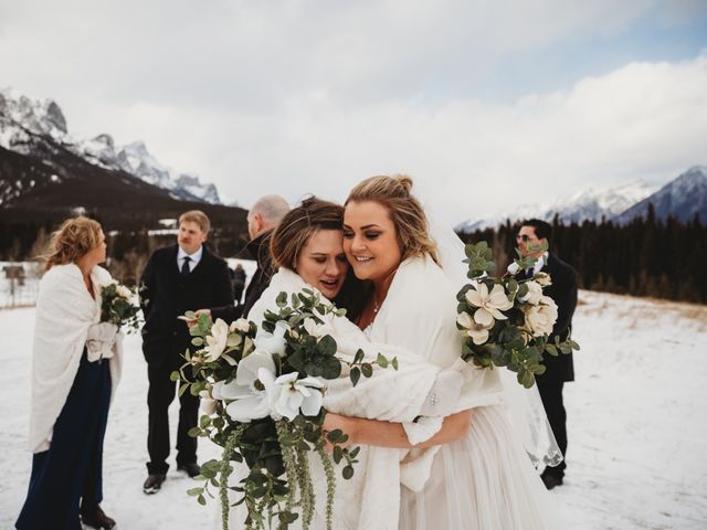 Hilary and Brad&apos;s wedding in Canmore, Alberta 90