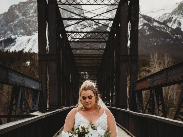 Hilary and Brad's wedding in Canmore, Alberta 112