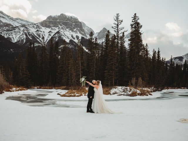 Hilary and Brad&apos;s wedding in Canmore, Alberta 124