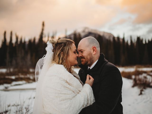 Hilary and Brad&apos;s wedding in Canmore, Alberta 149