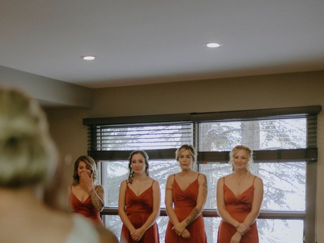 Bryson and Amy&apos;s wedding in Banff, Alberta 30