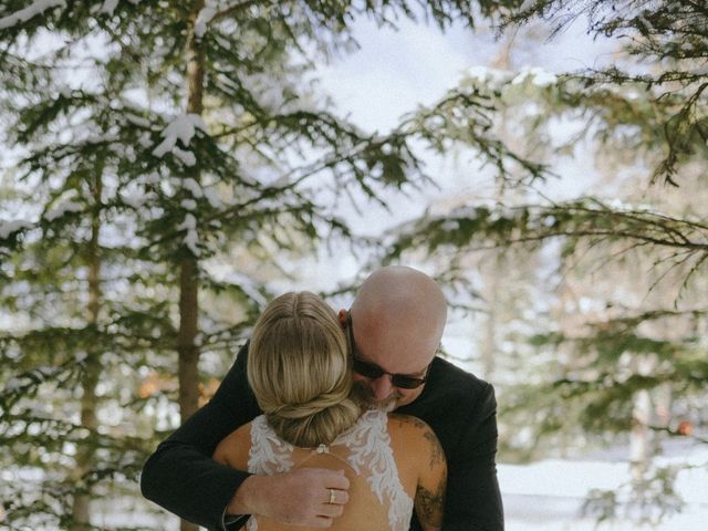 Bryson and Amy&apos;s wedding in Banff, Alberta 32