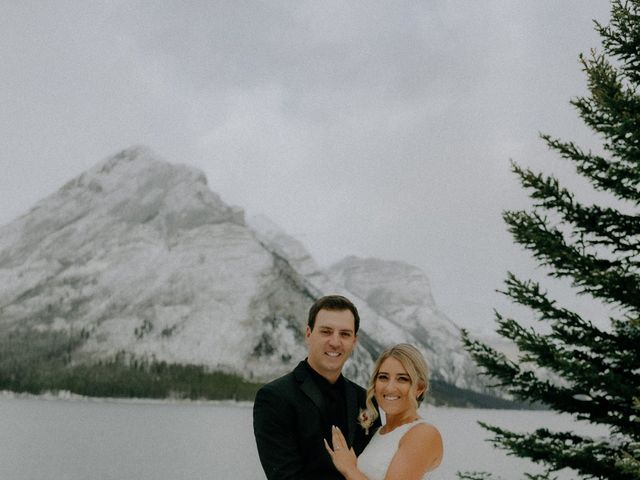 Bryson and Amy&apos;s wedding in Banff, Alberta 54