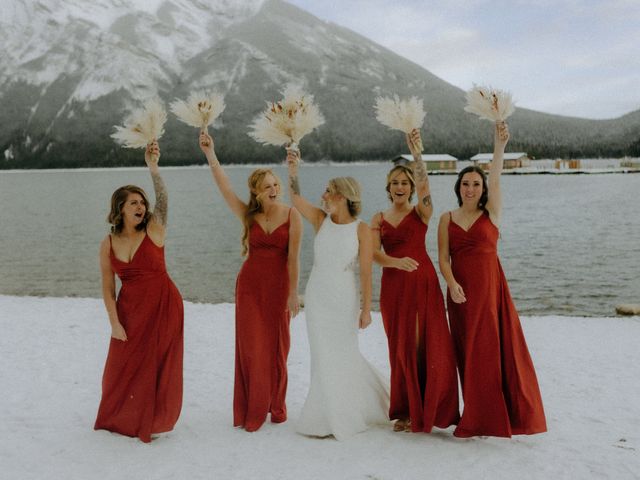 Bryson and Amy&apos;s wedding in Banff, Alberta 69