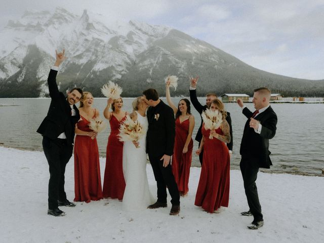 Bryson and Amy&apos;s wedding in Banff, Alberta 71