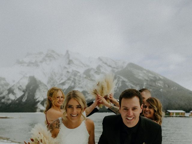 Bryson and Amy&apos;s wedding in Banff, Alberta 73