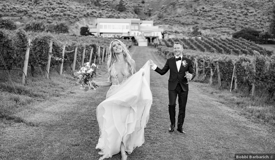 Rob and Taylor's wedding in Summerland, British Columbia