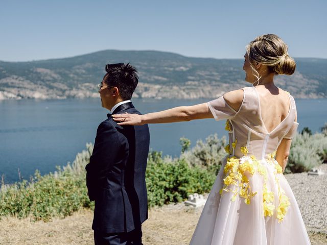 Hao and Hayley&apos;s wedding in Summerland, British Columbia 24