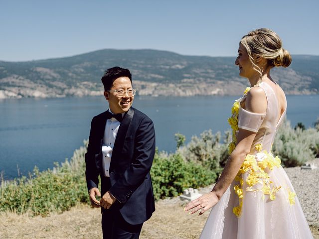 Hao and Hayley&apos;s wedding in Summerland, British Columbia 25