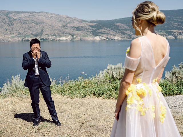 Hao and Hayley&apos;s wedding in Summerland, British Columbia 28