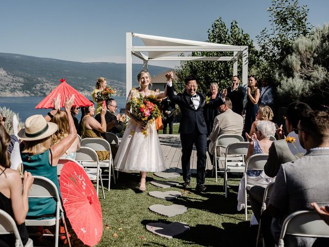 Hao and Hayley&apos;s wedding in Summerland, British Columbia 69