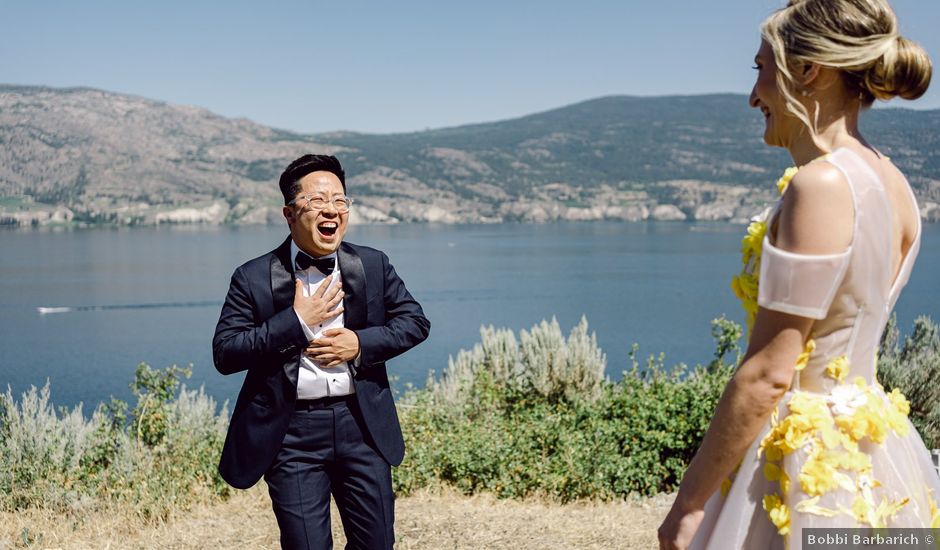Hao and Hayley's wedding in Summerland, British Columbia