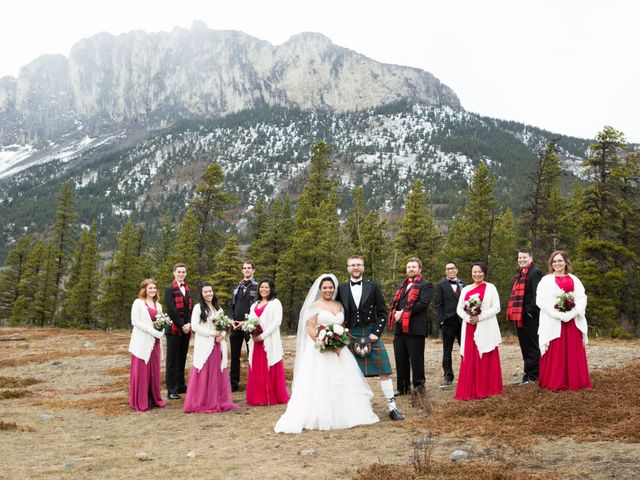 Max and Iola&apos;s wedding in Canmore, Alberta 1