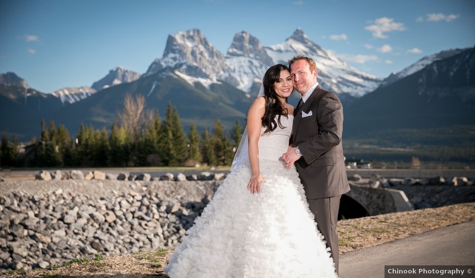 Chase and Grissel's wedding in Canmore, Alberta