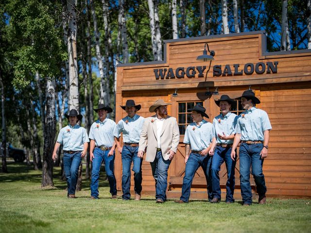 Brock and Tabitha&apos;s wedding in Black Diamond, Alberta 1