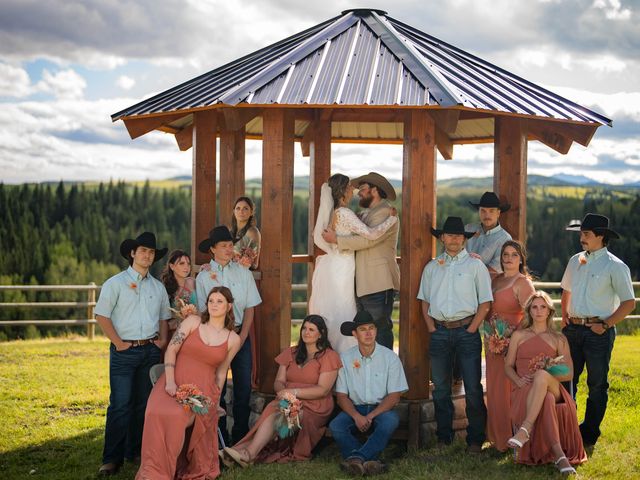 Brock and Tabitha&apos;s wedding in Black Diamond, Alberta 4