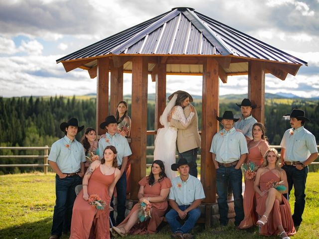 Brock and Tabitha&apos;s wedding in Black Diamond, Alberta 5