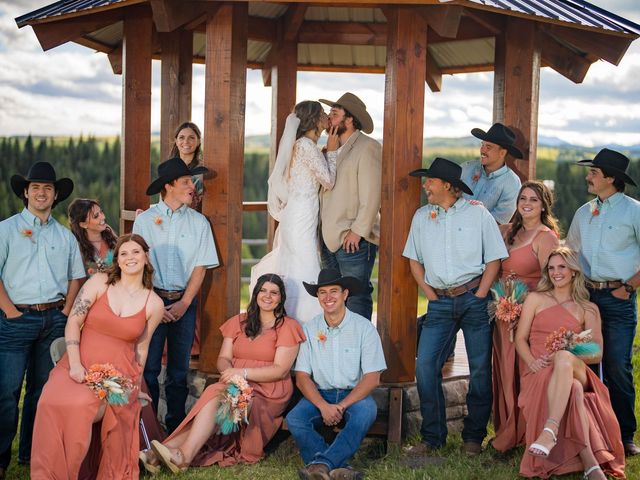 Brock and Tabitha&apos;s wedding in Black Diamond, Alberta 6