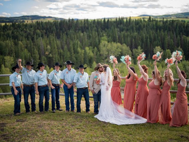 Brock and Tabitha&apos;s wedding in Black Diamond, Alberta 7