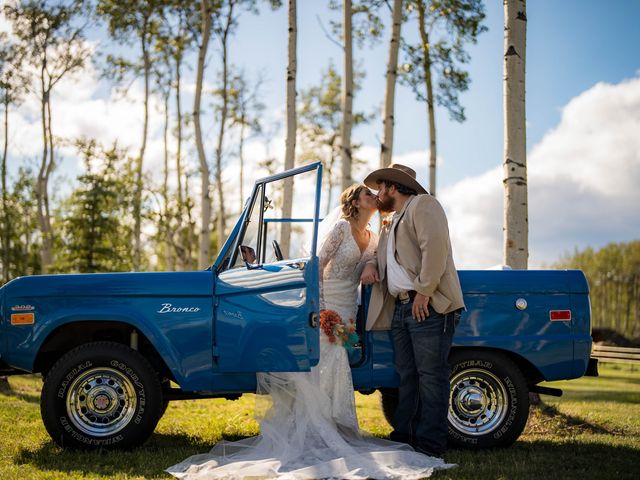 Brock and Tabitha&apos;s wedding in Black Diamond, Alberta 10