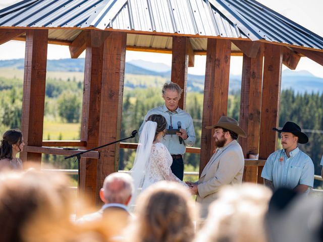 Brock and Tabitha&apos;s wedding in Black Diamond, Alberta 17