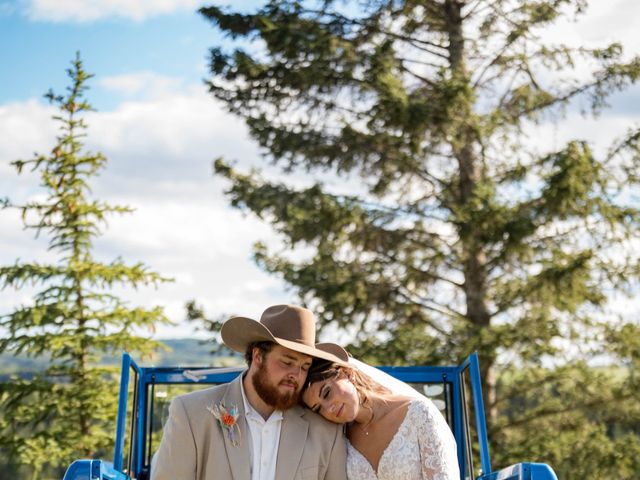 Brock and Tabitha&apos;s wedding in Black Diamond, Alberta 19