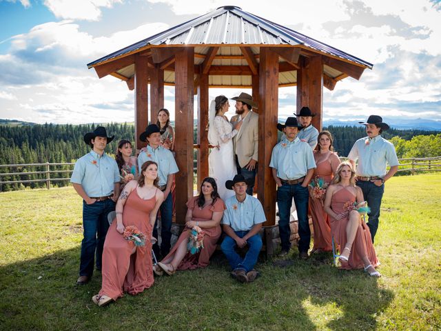 Brock and Tabitha&apos;s wedding in Black Diamond, Alberta 40