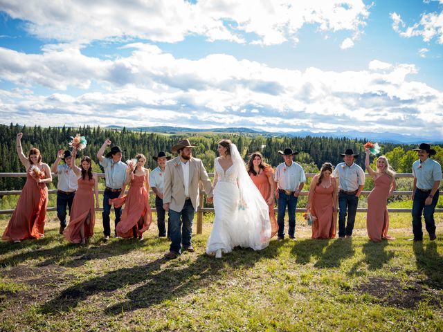 Brock and Tabitha&apos;s wedding in Black Diamond, Alberta 41