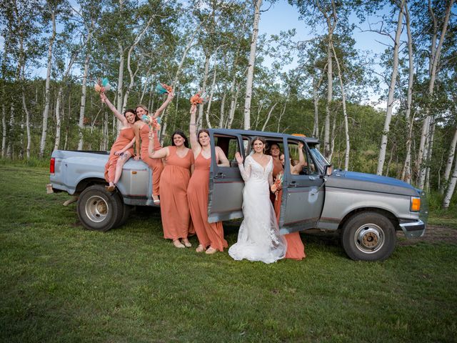 Brock and Tabitha&apos;s wedding in Black Diamond, Alberta 49