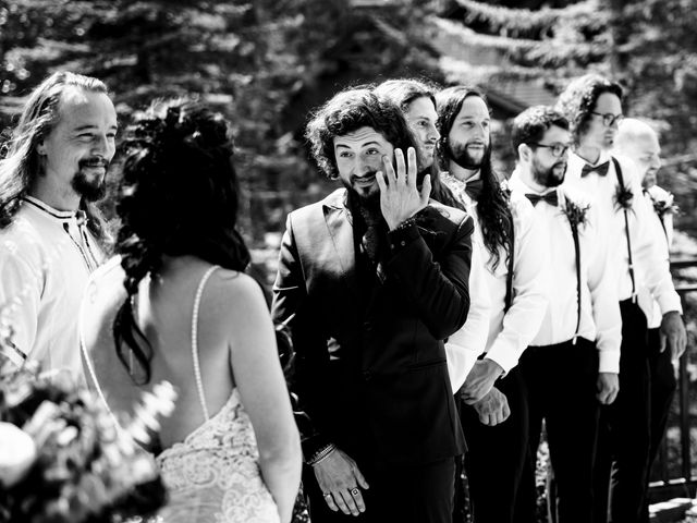 Cole and Kyla&apos;s wedding in Canmore, Alberta 15