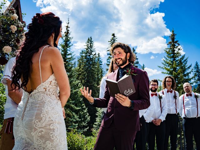 Cole and Kyla&apos;s wedding in Canmore, Alberta 21