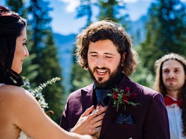 Cole and Kyla&apos;s wedding in Canmore, Alberta 22