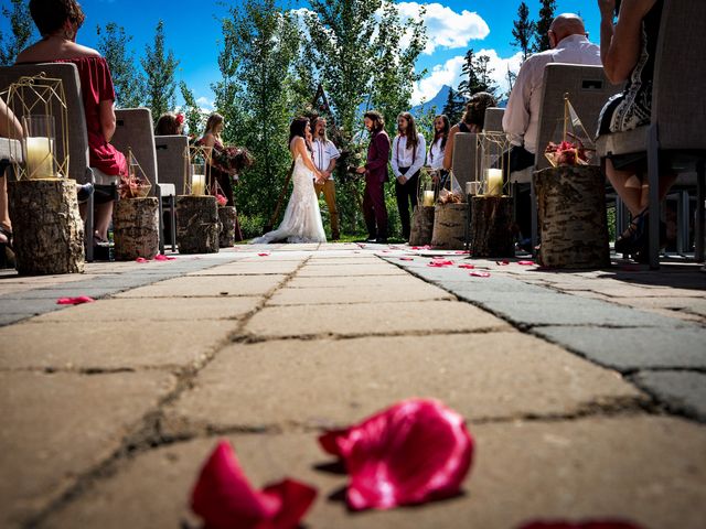 Cole and Kyla&apos;s wedding in Canmore, Alberta 25