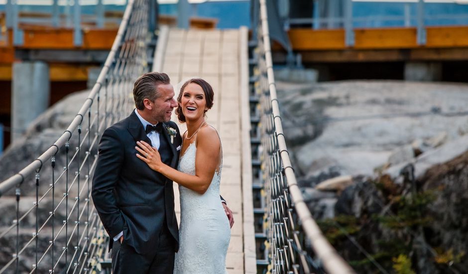 Guy and Melissa's wedding in Squamish, British Columbia