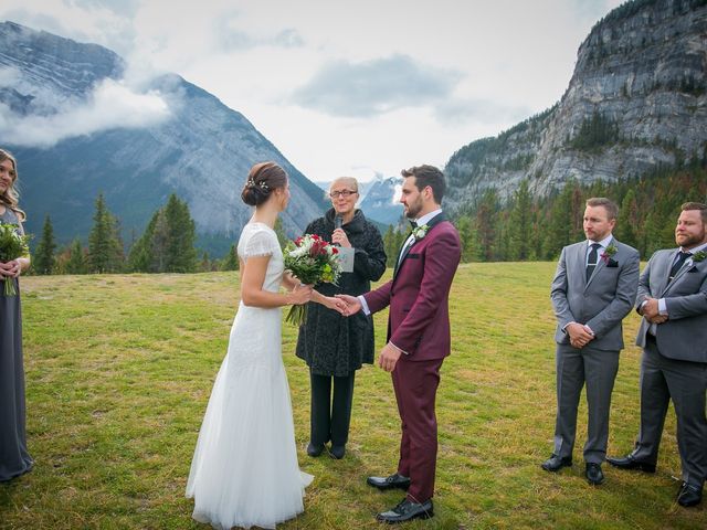 Mike and Santana&apos;s wedding in Banff, Alberta 1