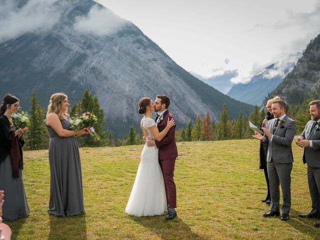 Mike and Santana&apos;s wedding in Banff, Alberta 10