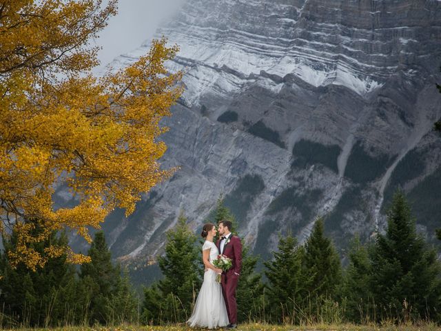 Mike and Santana&apos;s wedding in Banff, Alberta 13