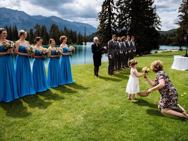 Alex and Janelle&apos;s wedding in Jasper, Alberta 41